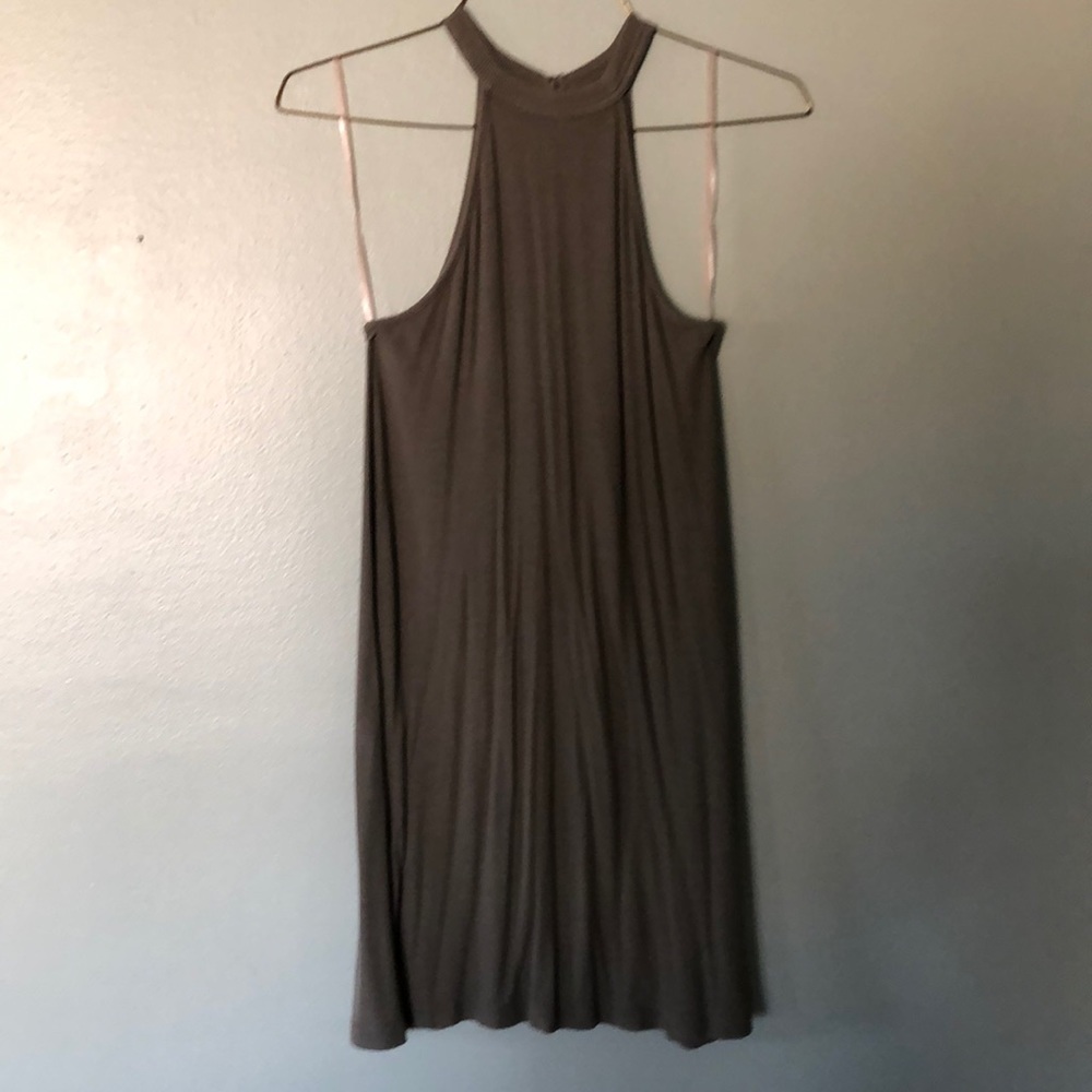Forest green Soft & Sexy halter dress